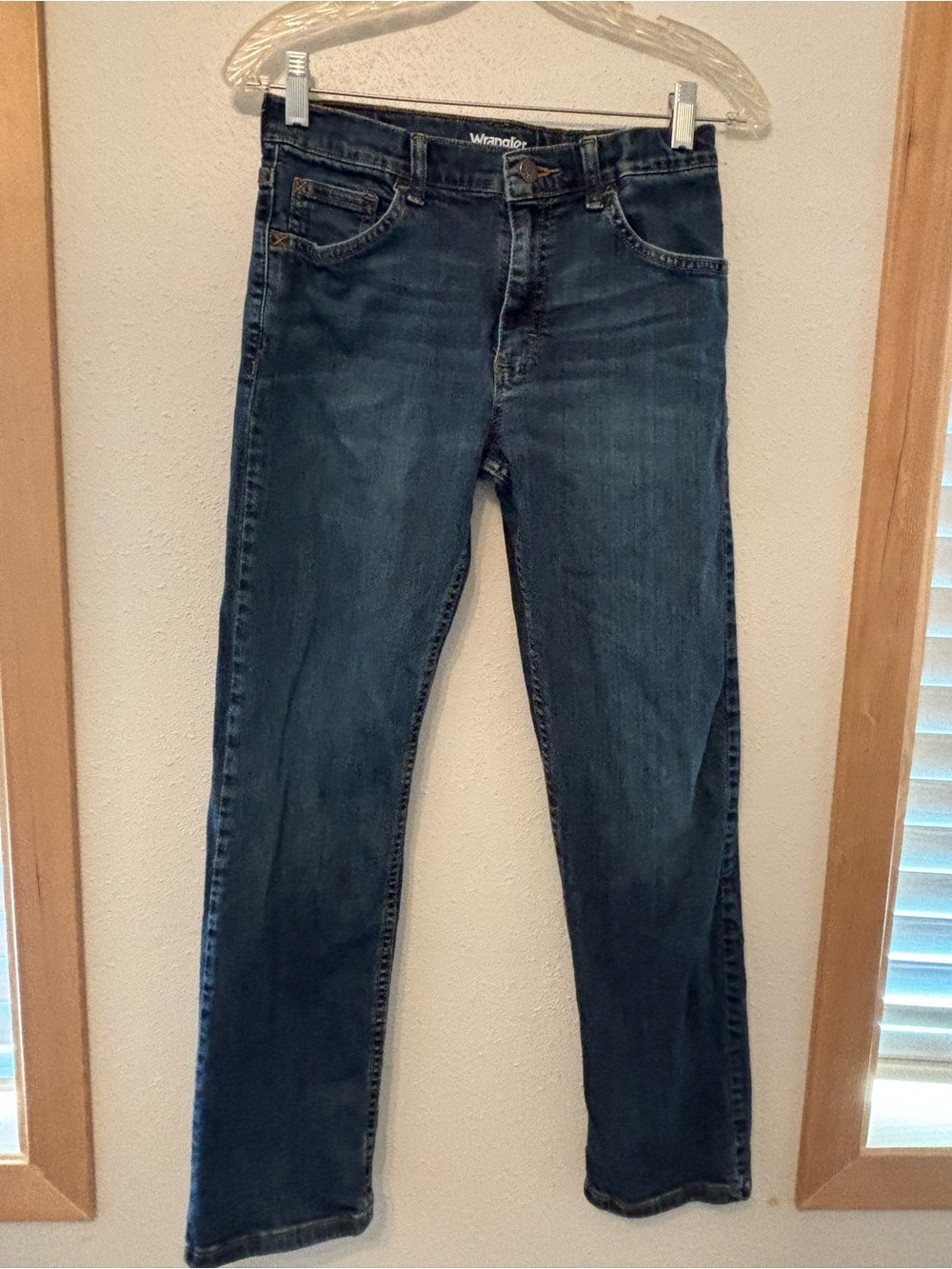 Wrangler Kids Dark Blue Denim Jeans w/adjustable waist